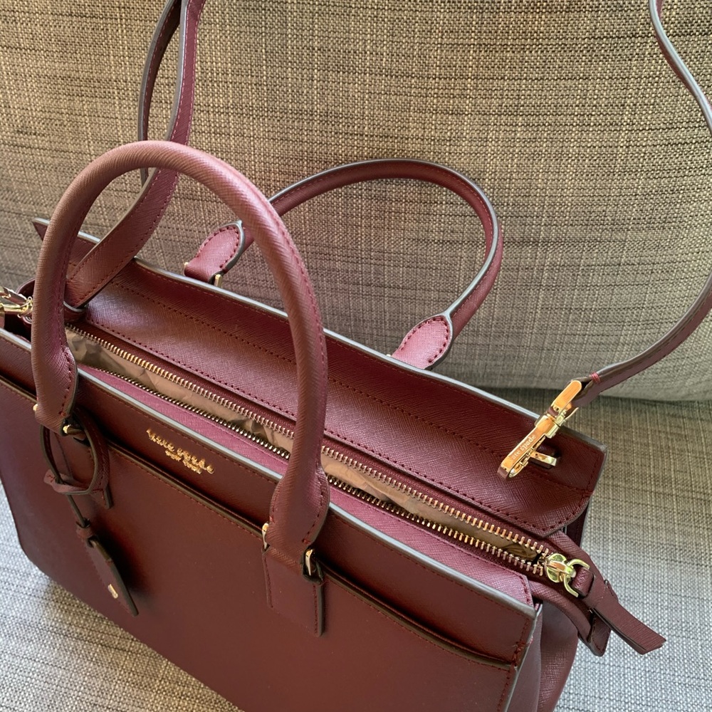 LARGE SATCHEL CAMERON CHERRYWOOD KATE SPADE BAG - Picture 11 of 14